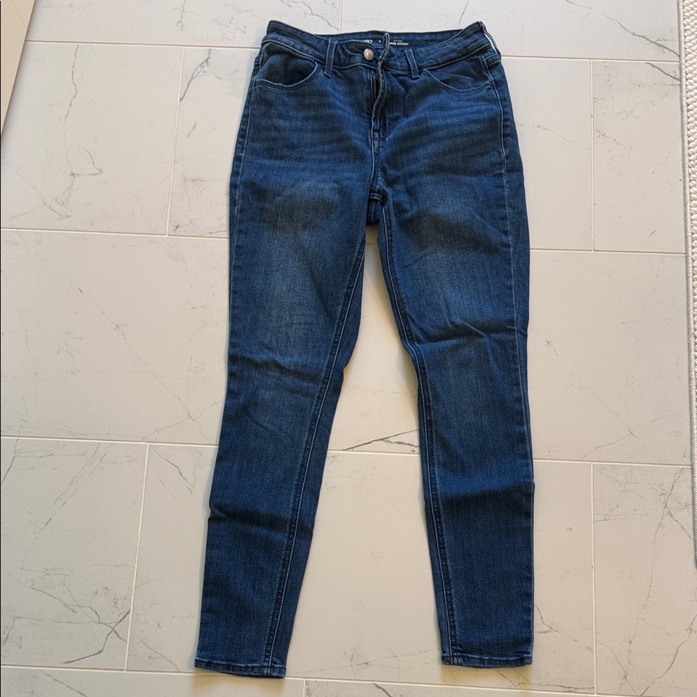 Old Navy Dark Indigo Stretch Skinny Jeans